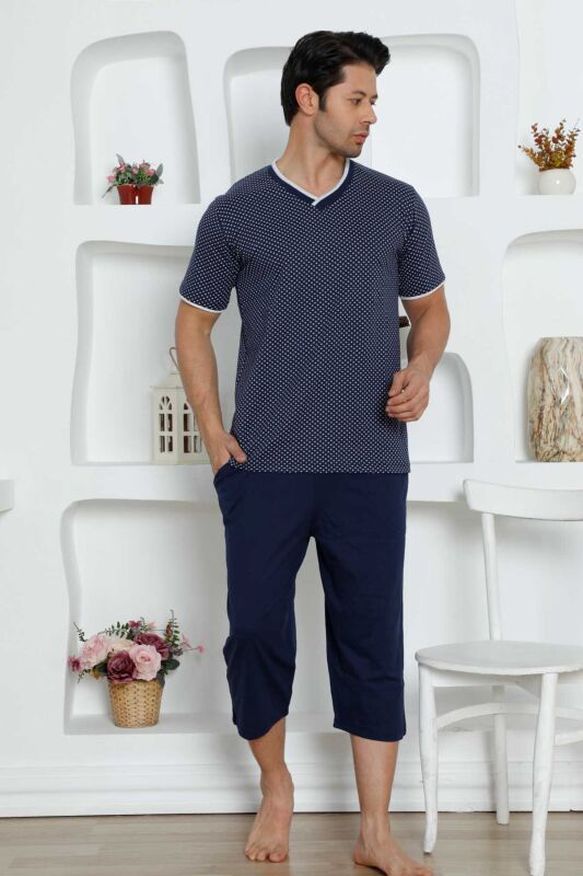 İndigo Bermuda Erkek Pijama Takımı