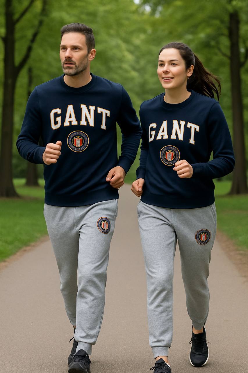 GANT KIŞLIK YETİŞKİN TAKIM GRİ LACİVERT